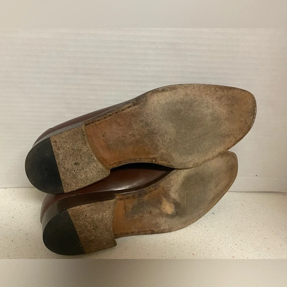 Cole Haan Italian Chestnut Tassel Loafers